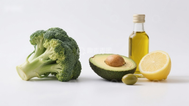 高清大图下载【趣麦麦图】新鲜蔬菜与健康食材组合