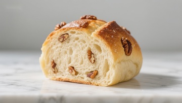 核桃面包切面展示