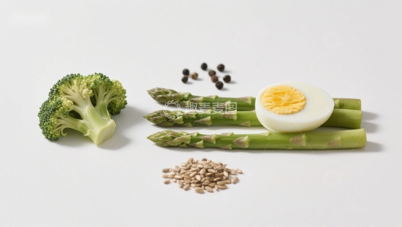 高清大图下载【趣麦麦图】蔬菜与鸡蛋的静物组合