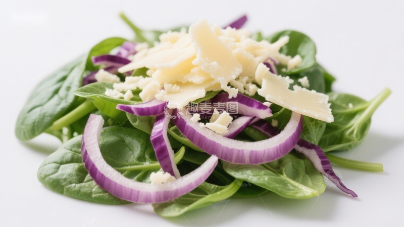 高清大图下载【趣麦麦图】新鲜蔬菜沙拉配奶酪