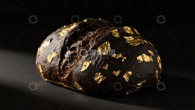 黑金面包：奢华美食的艺术