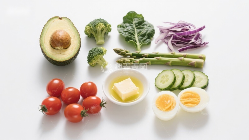 高清大图下载【趣麦麦图】新鲜蔬菜与蛋类食材摆拍