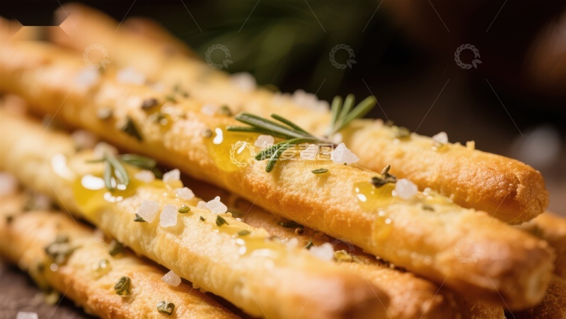 高清大图下载【趣麦麦图】香草橄榄油面包棒