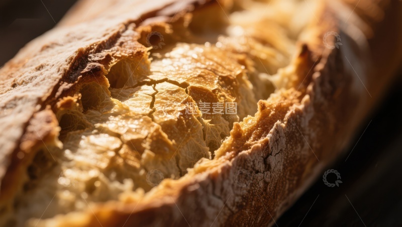 高清大图下载【趣麦麦图】新鲜出炉的法式面包