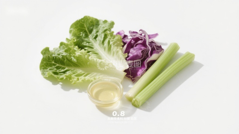 高清大图下载【趣麦麦图】新鲜蔬菜与调味油组合