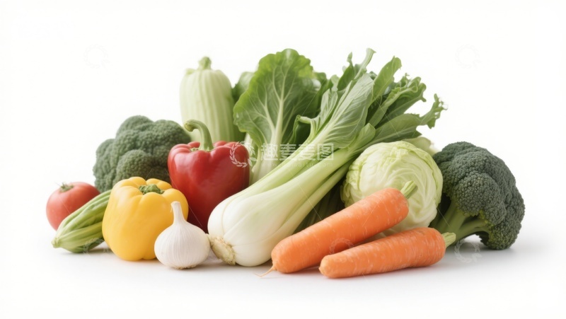 高清大图下载【趣麦麦图】新鲜蔬菜组合展示