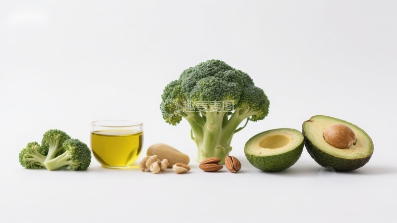 高清大图下载【趣麦麦图】新鲜蔬菜与健康食材组合