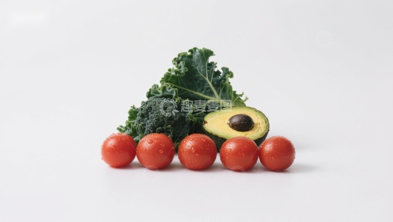 高清大图下载【趣麦麦图】新鲜蔬菜与水果组合