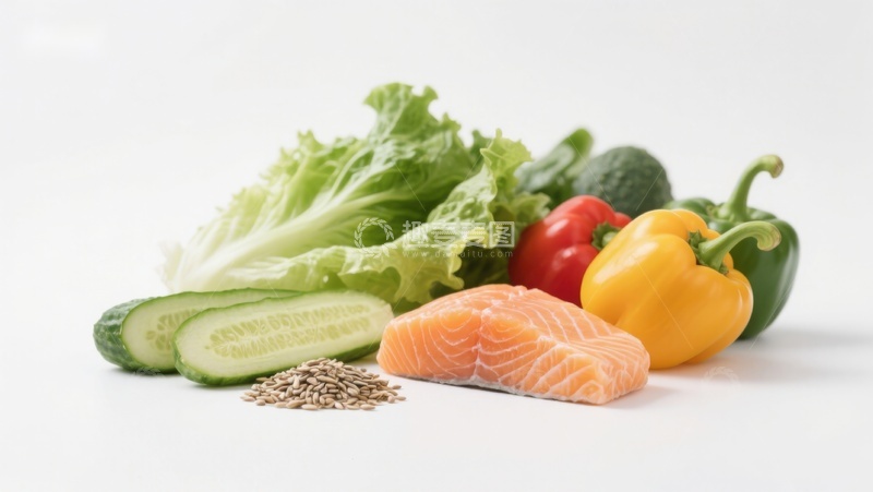 高清大图下载【趣麦麦图】新鲜食材组合展示
