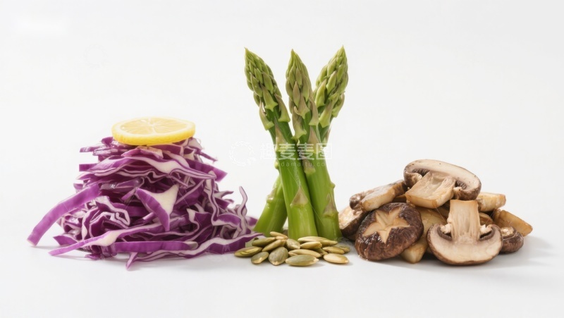 高清大图下载【趣麦麦图】新鲜蔬菜与菌菇组合