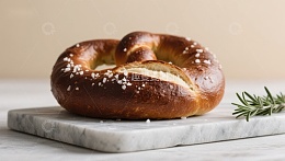 新鲜出炉的椒盐卷饼