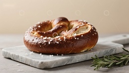 新鲜出炉的椒盐卷饼