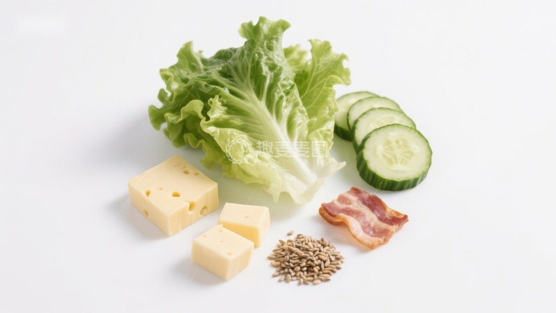 高清大图下载【趣麦麦图】沙拉食材组合展示