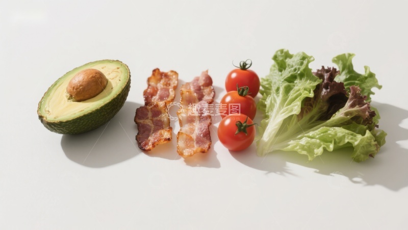 高清大图下载【趣麦麦图】新鲜食材组合展示