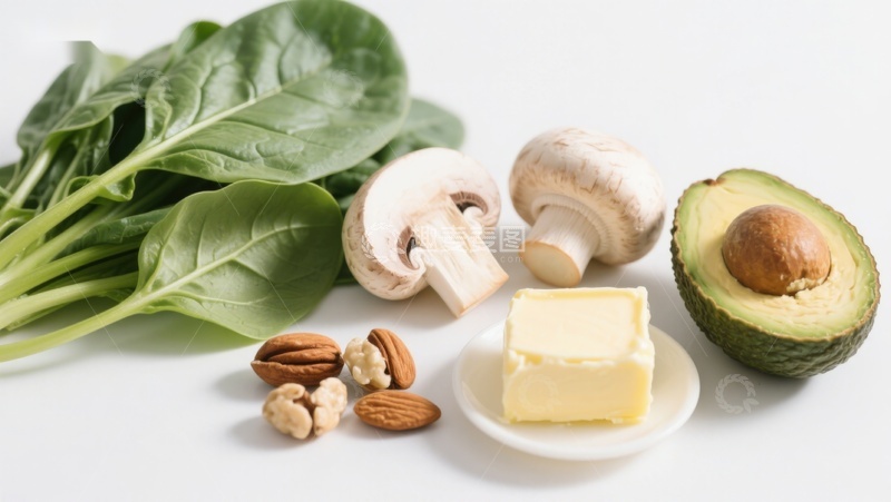 高清大图下载【趣麦麦图】新鲜蔬菜与健康食材组合