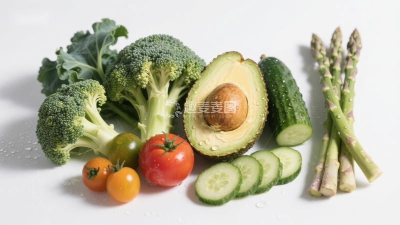 高清大图下载【趣麦麦图】新鲜蔬菜与水果组合