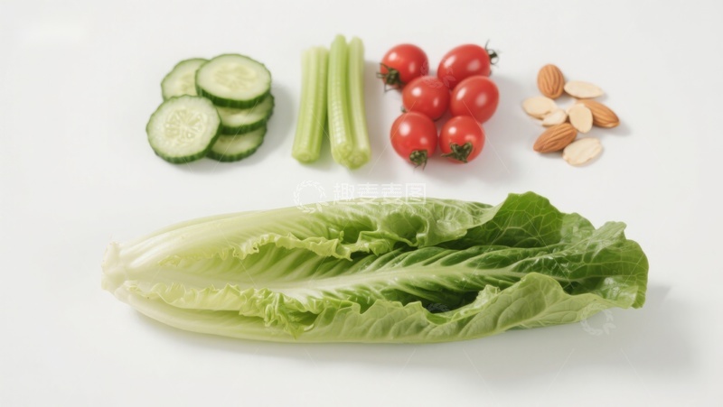 高清大图下载【趣麦麦图】新鲜蔬菜与坚果组合