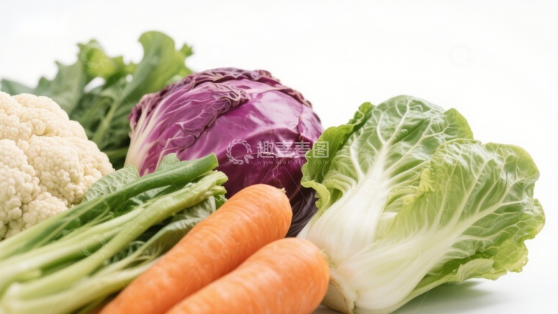 高清大图下载【趣麦麦图】新鲜蔬菜组合特写