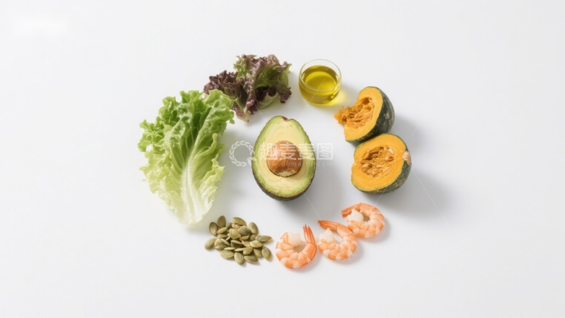 高清大图下载【趣麦麦图】新鲜食材组合展示