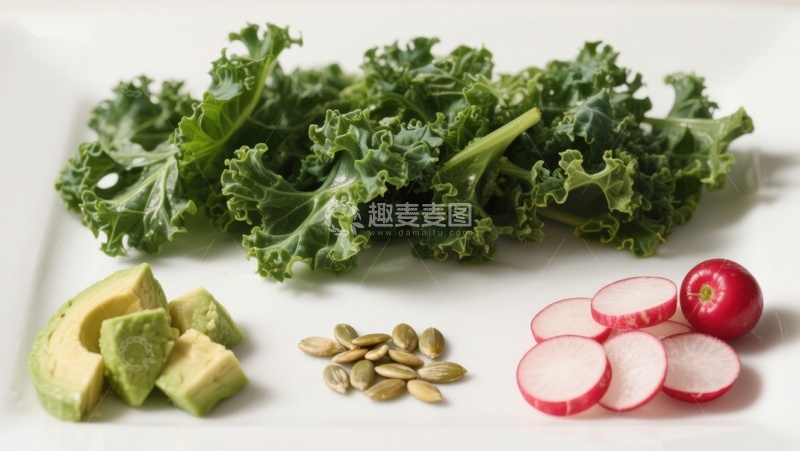 高清大图下载【趣麦麦图】新鲜蔬菜与坚果组合