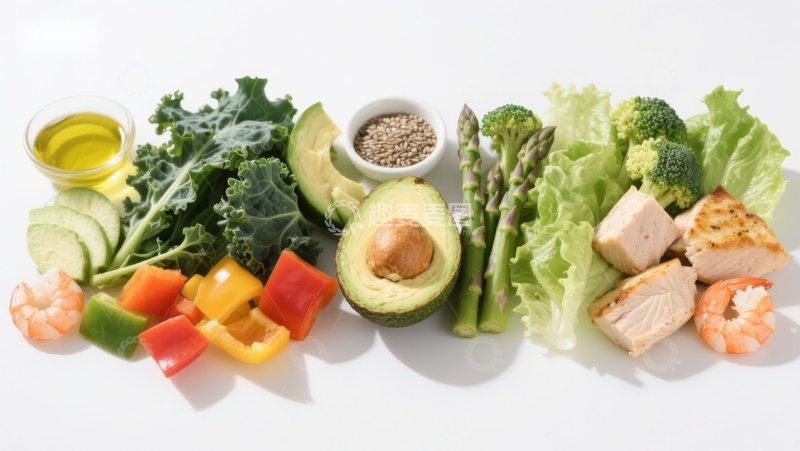 高清大图下载【趣麦麦图】新鲜食材组合展示