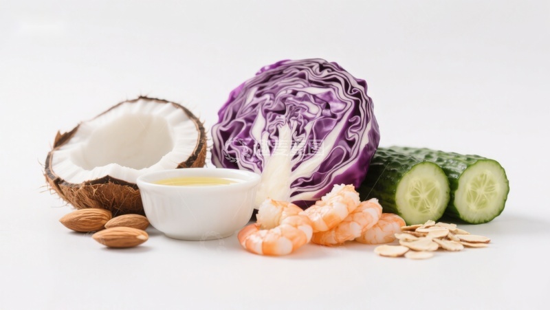 高清大图下载【趣麦麦图】新鲜食材组合展示