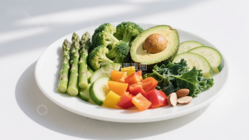 高清大图下载【趣麦麦图】新鲜蔬菜水果拼盘