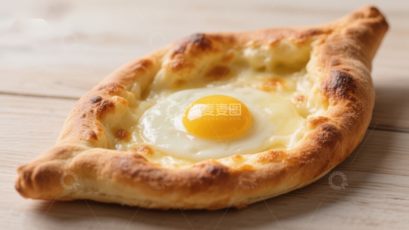 高清大图下载【趣麦麦图】蛋黄面包美食特写