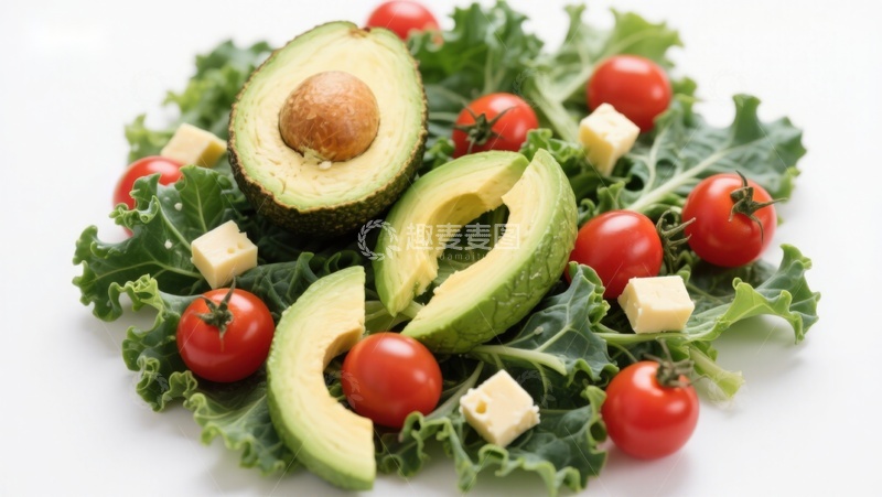 高清大图下载【趣麦麦图】新鲜蔬菜沙拉组合