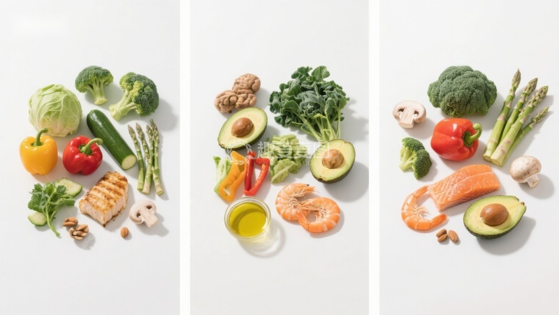 高清大图下载【趣麦麦图】健康食材组合展示