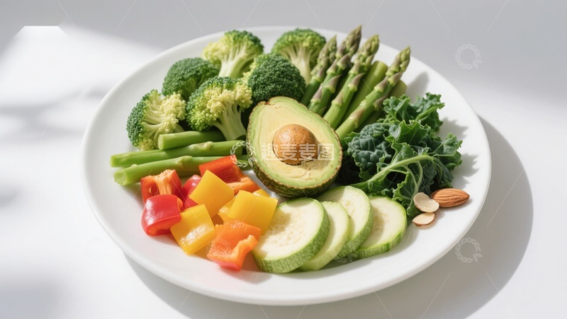 高清大图下载【趣麦麦图】新鲜蔬菜水果拼盘