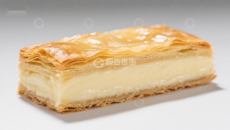 高清大图下载【趣麦麦图】金黄酥皮奶油糕点