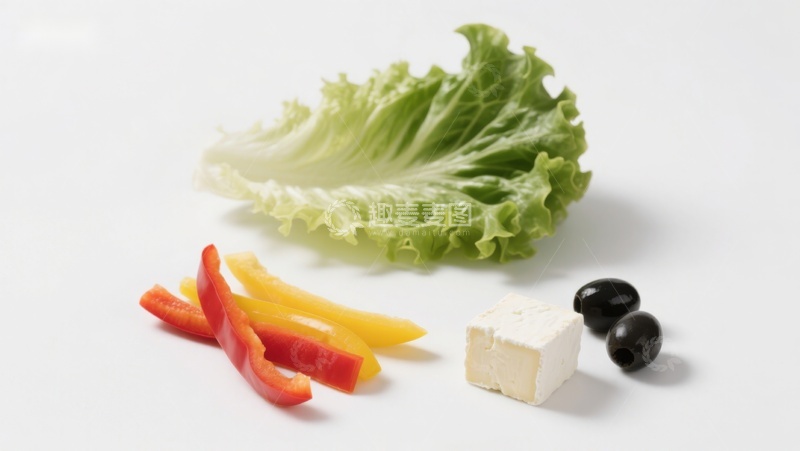 高清大图下载【趣麦麦图】新鲜蔬菜与奶酪组合