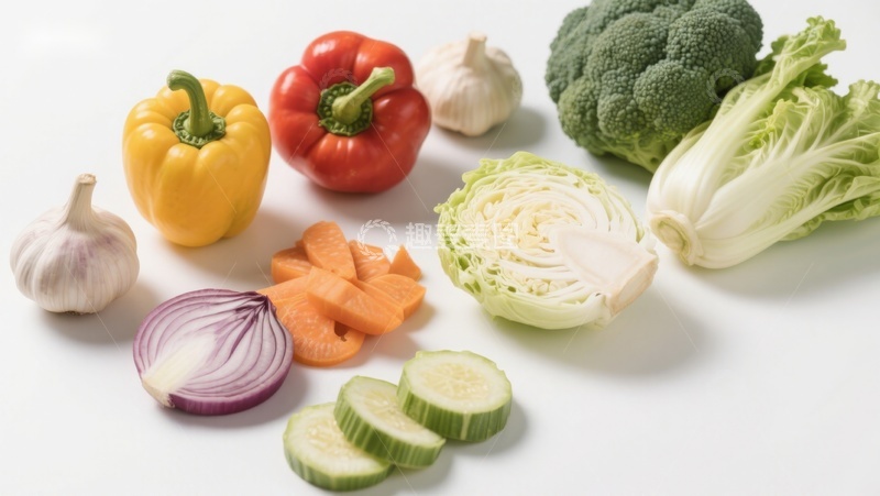 高清大图下载【趣麦麦图】新鲜蔬菜食材展示