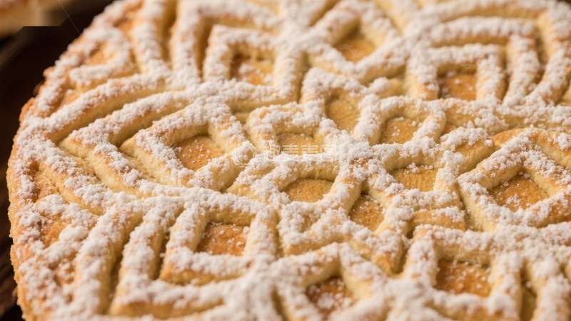 高清大图下载【趣麦麦图】撒满糖粉的精美糕点