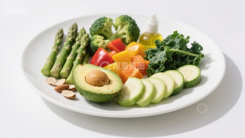 高清大图下载【趣麦麦图】新鲜蔬菜水果拼盘
