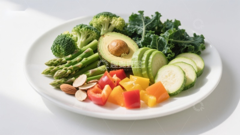 高清大图下载【趣麦麦图】新鲜蔬菜水果拼盘