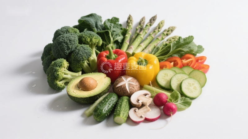 高清大图下载【趣麦麦图】新鲜蔬菜水果组合