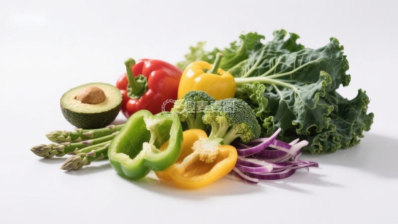 高清大图下载【趣麦麦图】新鲜蔬菜组合展示