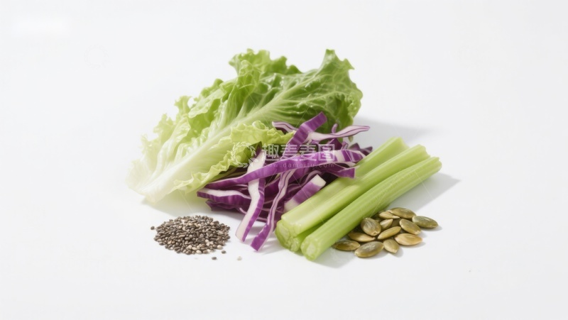 高清大图下载【趣麦麦图】新鲜蔬菜与种子组合