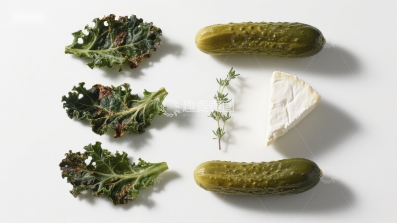 高清大图下载【趣麦麦图】蔬菜与奶酪的静物组合
