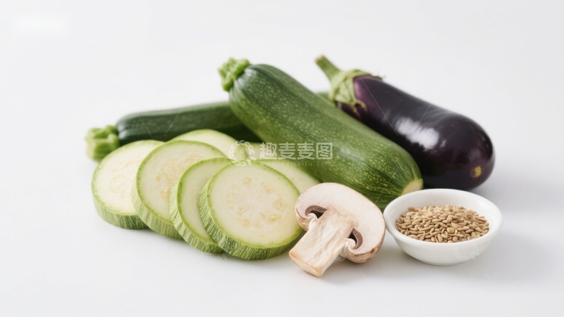 高清大图下载【趣麦麦图】新鲜蔬菜与食材组合