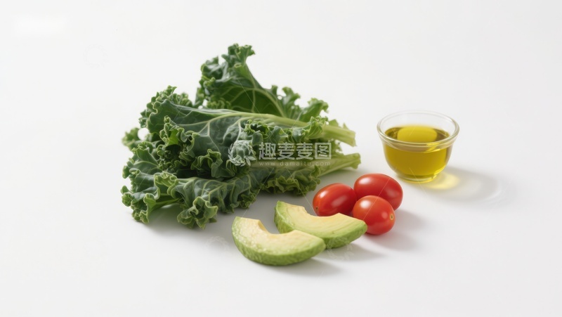 高清大图下载【趣麦麦图】新鲜蔬菜与橄榄油摆拍