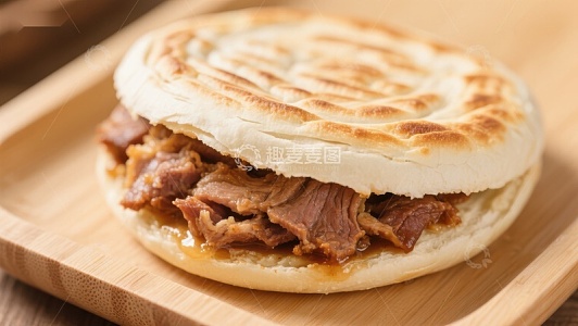 美味肉夹馍，传统中式美食