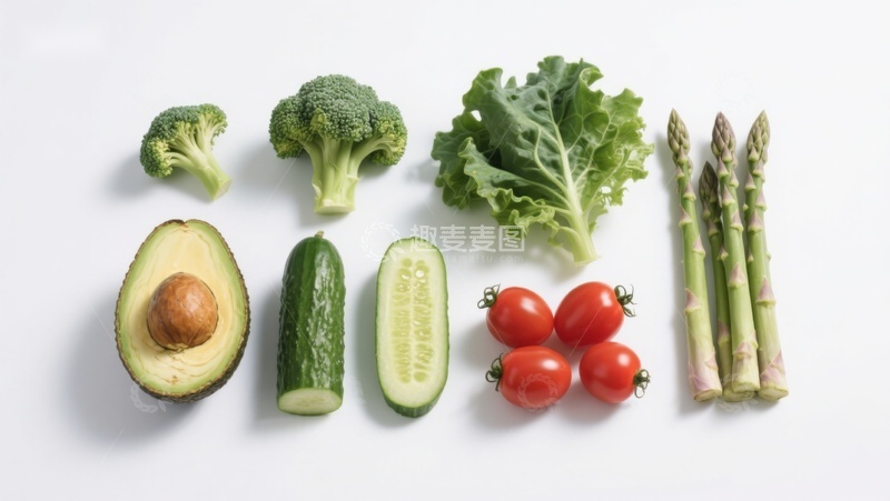 高清大图下载【趣麦麦图】新鲜蔬菜与水果静物摆拍