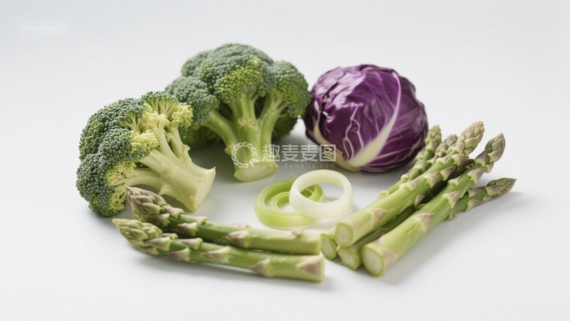高清大图下载【趣麦麦图】新鲜蔬菜组合展示