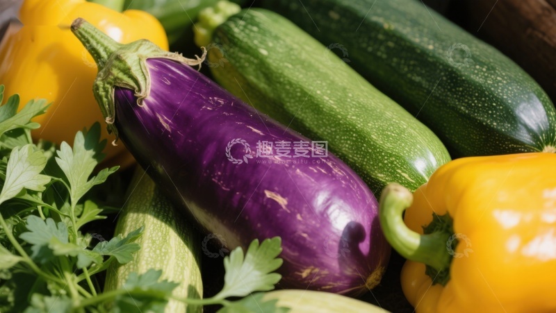 高清大图下载【趣麦麦图】新鲜蔬菜特写