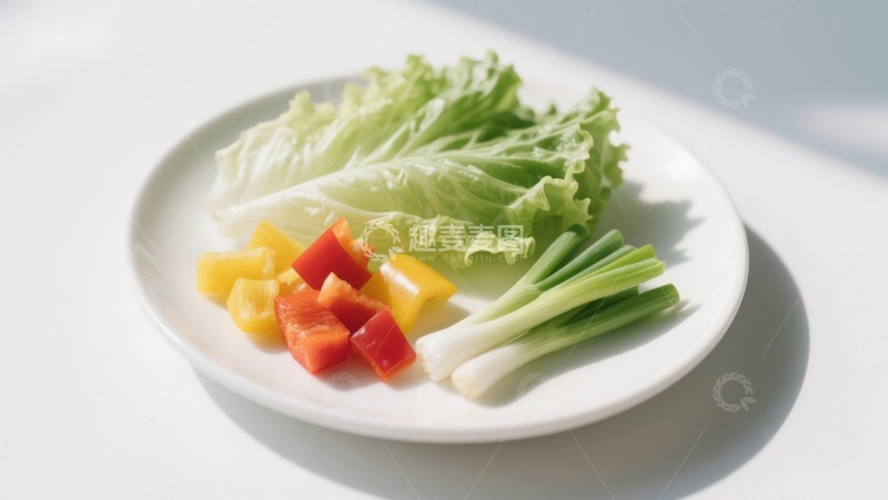 高清大图下载【趣麦麦图】新鲜蔬菜拼盘摆盘