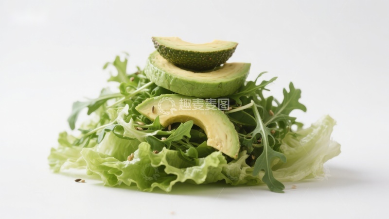 高清大图下载【趣麦麦图】牛油果沙拉摆盘