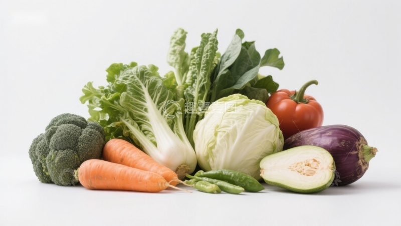 高清大图下载【趣麦麦图】新鲜蔬菜组合展示